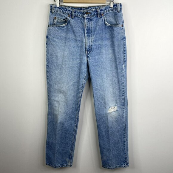 Vintage Levi's Jeans 619 Orange Tab Mens 36 x 30 Denim Straight Leg High Rise - Picture 4 of 6